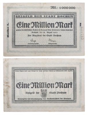 купить Германия 1000000 марок 1923 года