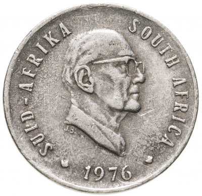 купить ЮАР 5 центов (cents) 1976 "Окончание президентства Якобуса Йоханнеса Фуше"