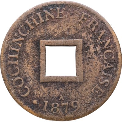купить Французская Кохинхина 2 сапека (sapeque) 1879