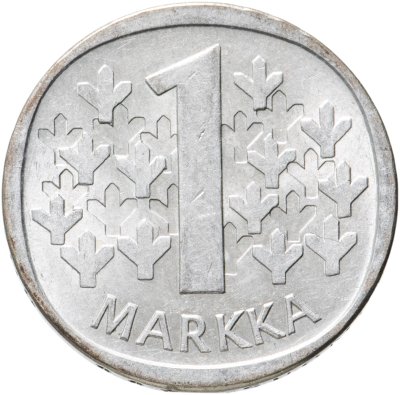 купить Финляндия 1 марка (markka) 1966 S