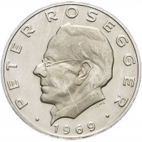 Купить Австрия 25 шиллингов (shillings) 1969 "Петер Розеггер"