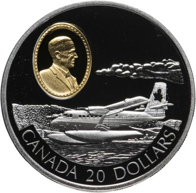 купить Канада 20 долларов (dollars) 1992 "История авиации"