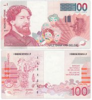 купить Бельгия 100 франков 1995-2001 (Pick 147a)