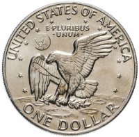 Купить США 1 доллар (dollar) 1973 "доллар Эйзенхауэра"