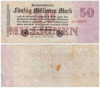 купить Германия 50000000 марок 1923 (Pick 98a(2))