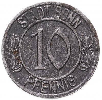 купить Германия (Бонн) нотгельд 10 пфеннигов 1920 "Людвиг ван Бетховен"
