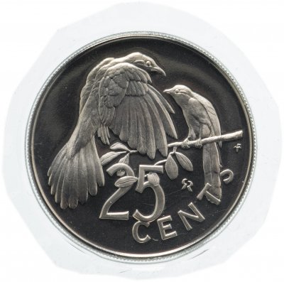 купить Британские Виргинские острова 25 центов (cents) 1974