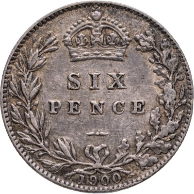 купить Великобритания, королева Виктория 6 пенсов (pence) 1900