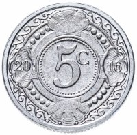 купить Нидерландские Антильские острова 5 центов (cents) 2016