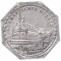 купить Германия (Нюрнберг) нотгельд 20 пфеннигов 1921 "Германский национальный музей" трамвайный жетон