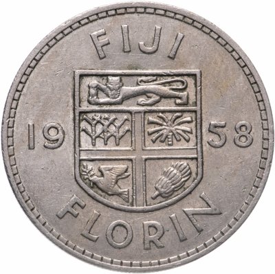 купить Фиджи 1 флорин (florin) 1958