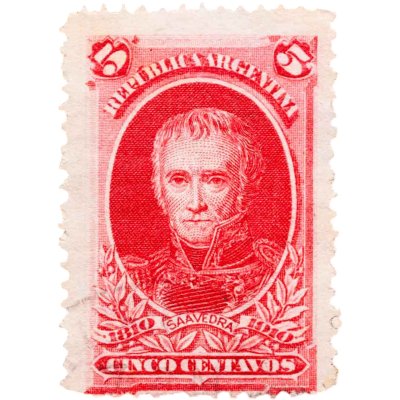купить Аргентина марка "Корнелио Сааведра" 1910