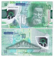 купить Северная Ирландия 10 фунтов 2017 (2019) (Pick 214a) Danska Bank пластик