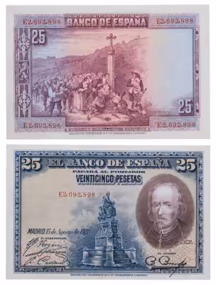 купить Испания 25 песет 1928 (Pick 74.b)