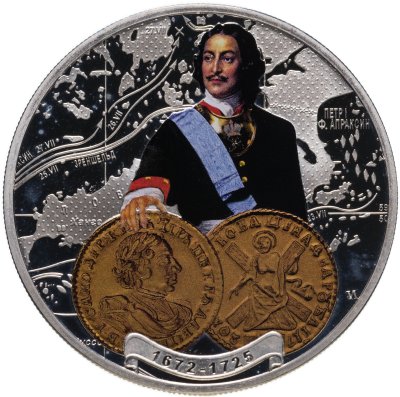 купить Ниуэ 1 доллар 2011 "Пётр I. Парусник у Петропавловской крепости"