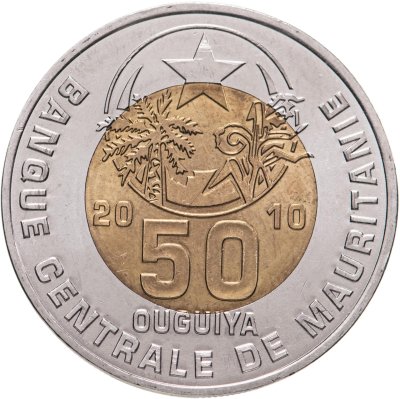 купить Мавритания 50 угий 2010