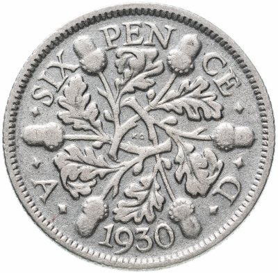 купить Великобритания 6 пенсов 1930