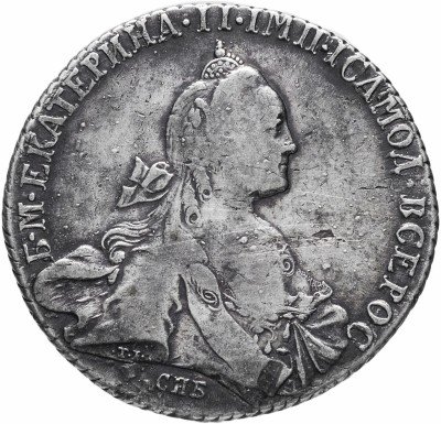 купить 1 рубль 1768 СПБ-TI-СА
