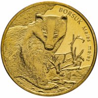 купить Польша 2 злотых 2011 "Всемирная природа - Барсук"
