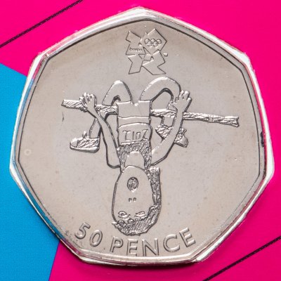 купить Великобритания 50 пенсов (pence) 2011 "XXX летние Олимпийские Игры, Лондон 2012 - Лёгкая атлетика"