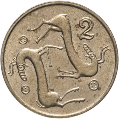 купить Кипр 2 цента (cents) 1992