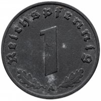 купить Германия 1 рейхспфенниг (reichspfennig) 1940-1944 период Третьего Рейха