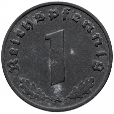 купить Германия 1 рейхспфенниг (reichspfennig) 1940-1944 период Третьего Рейха