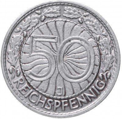 купить Германия (Третий Рейх) 50 рейх пфеннигов 1935 J