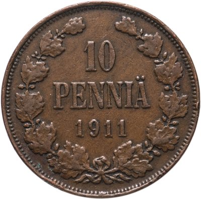 купить 10 пенни (pennia) 1911