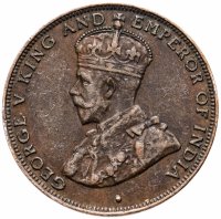 купить Гонконг 1 цент (cent) 1934