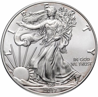 купить США 1 доллар 2017 "Шагающая свобода"