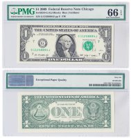 Купить США 1 доллар 2009 (Pick 530a) G-Чикаго "FW" (Fort Worth)
