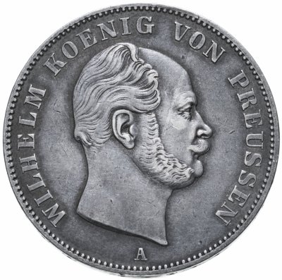 купить Пруссия 1 союзный талер 1862 EIN VEREINSTHALER 1862