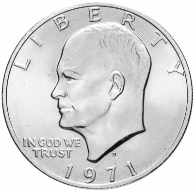 купить США 1 доллар 1971-1974 "Дуайт Эйзенхауэр"