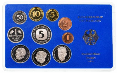 купить Германия набор 1985, монетный двор "F", в запайке