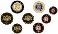 купить Латвия набор монет евро пруф 2014 (8 штук)
