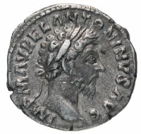 Купить Римская империя, Марк Аврелий, 161-180 годы, Денарий.