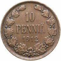купить 10 пенни (pennia) 1912