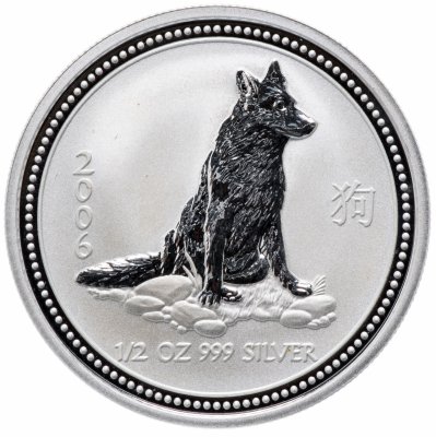 купить Австралия 50 центов 2006 "Год собаки"