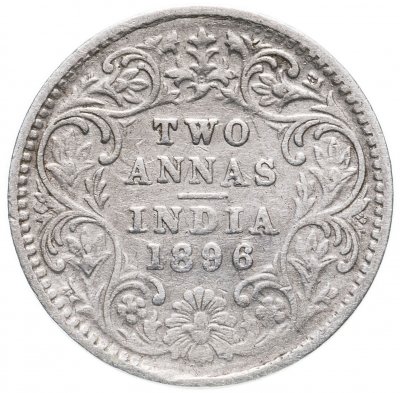 купить Индия (Британская) 2 анны (annas) 1896