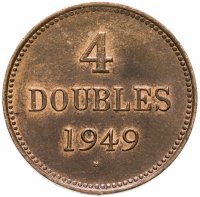 купить Гернси 4 дубля (doubles) 1949
