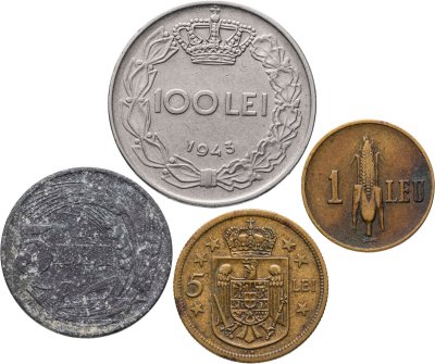 купить Румыния набор монет 1930-1943 (4 штуки)