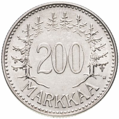купить Финляндия 200 марок (markkaa) 1956-1958, случайный год