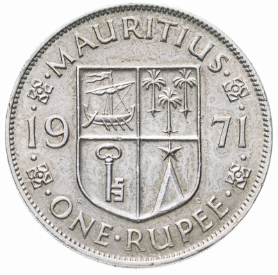 купить Маврикий 1 рупия (rupee) 1971