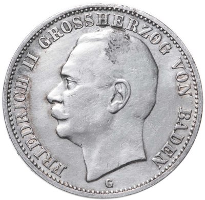 купить Германская Империя, Баден 3 марки 1912