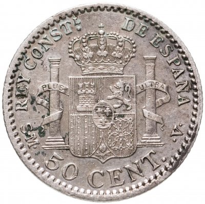 купить Испания 50 сентимо (centimos) 1904 (Альфонс XIII)