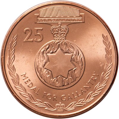 купить Австралия 25 центов (cents) 2017 Легенды АНЗАК - Медали почета. Медаль за отвагу
