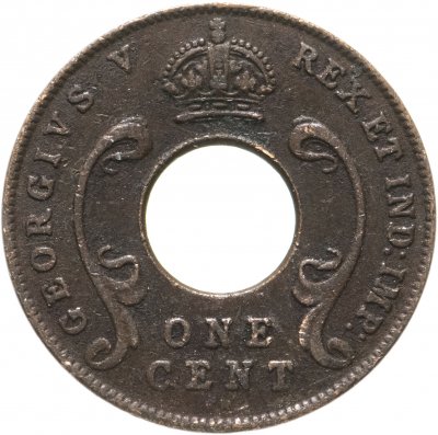 купить Британская Восточная Африка 1 цент (cent) 1928 KN