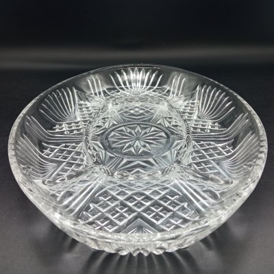 купить Блюдо с резным декором, стекло, СССР, 1970-1990 гг.