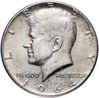 Купить США 50 центов (half dollar) 1964